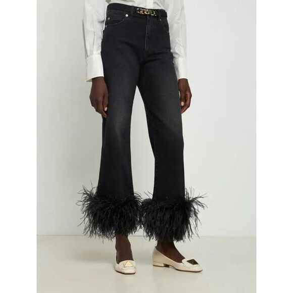 VALENTINO GARAVANI Cream Patent Leather One Gold Stud Ballet Flats Size … - Picture 3 of 15